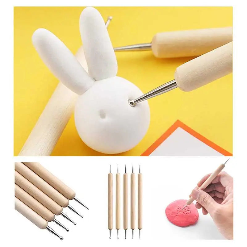 24pcs Pottery and Clay Sculpting Set for Ceramics