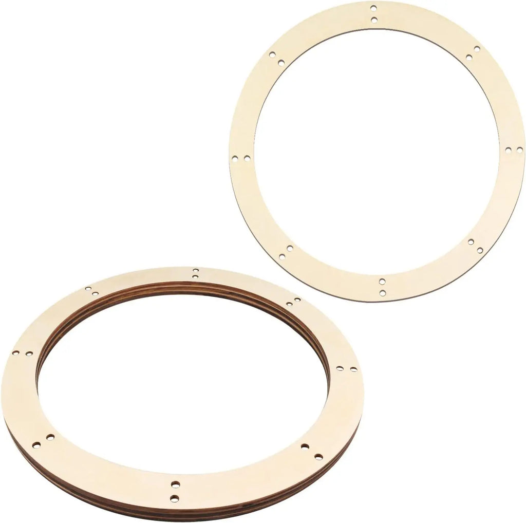 6/12pcs 30cm round Wooden Wreath Frames