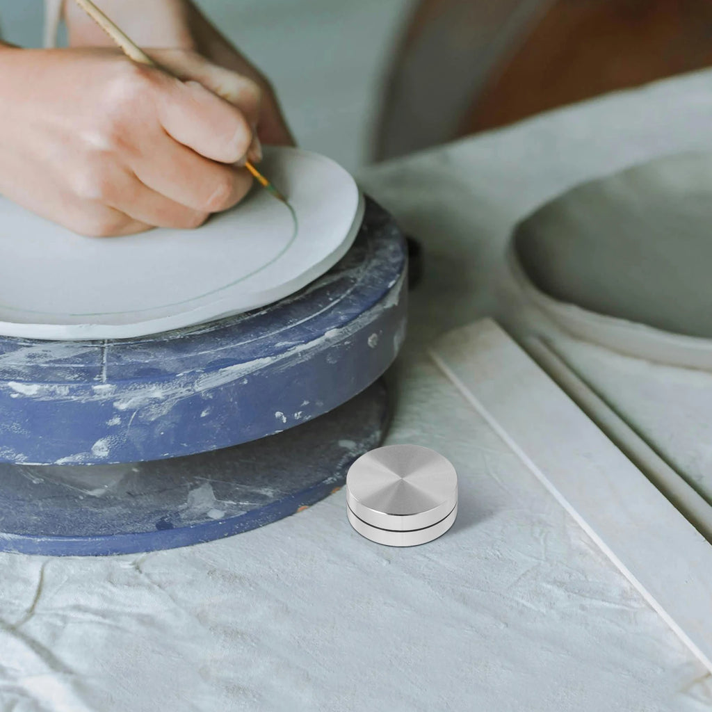 Ceramic Pottery Turntable for Sculpting Clay Aluminum Rotating Base Platform