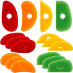 4 Pcs Soft Rubber Rib for Pottery Clay Silicone Ceramics Tools