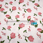 Rose Printed Cotton Fabrics by the Meter