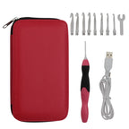 9-In-1 Luminous Led Needle USB Knitting Tool Kit