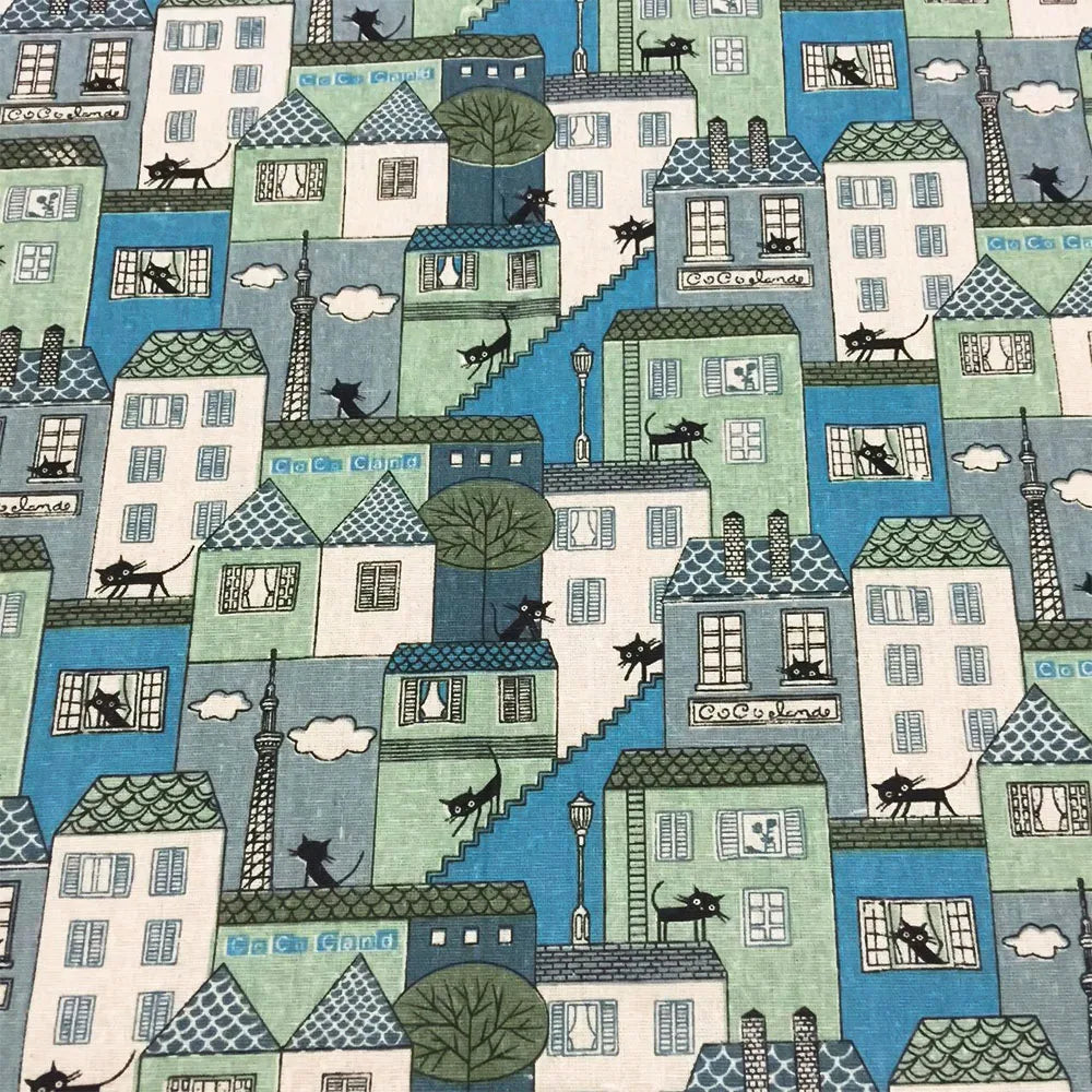 Nordic Small House Series Vintage Patchwork Fabrics