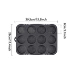 1PC Hamburger Bread mold 12-hole round