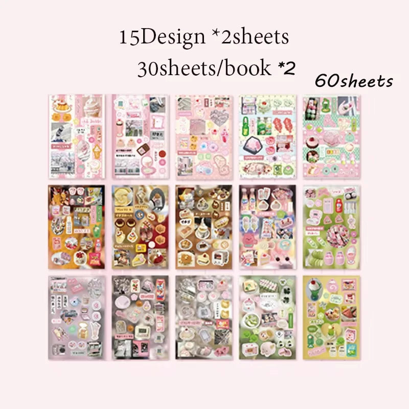 30Sheets/book Vintage Flavors Gallery Series