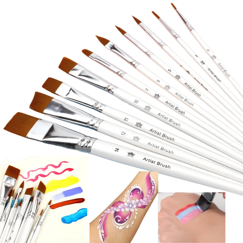 10pcs Multifunctional Art Painting Brushes Set