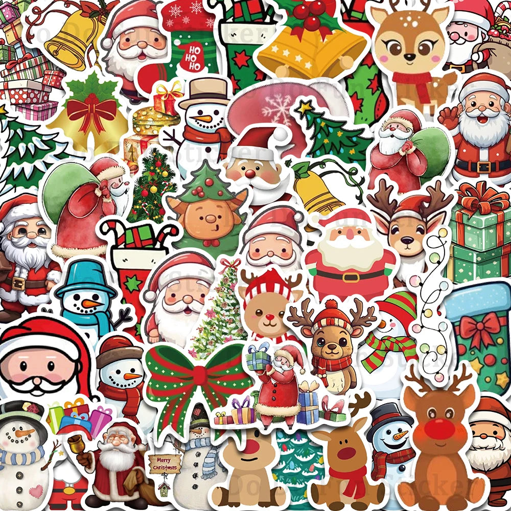 50PCS Christmas Stickers