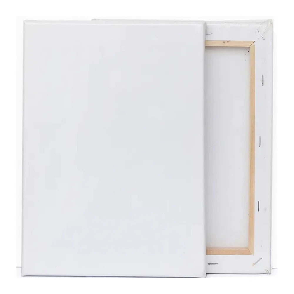 5pcs White Blank Square Artist Canvas