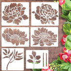 Garden Fence Large Flower Template