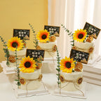 30-150Pcs Sunflower Artificial Flower Heads
