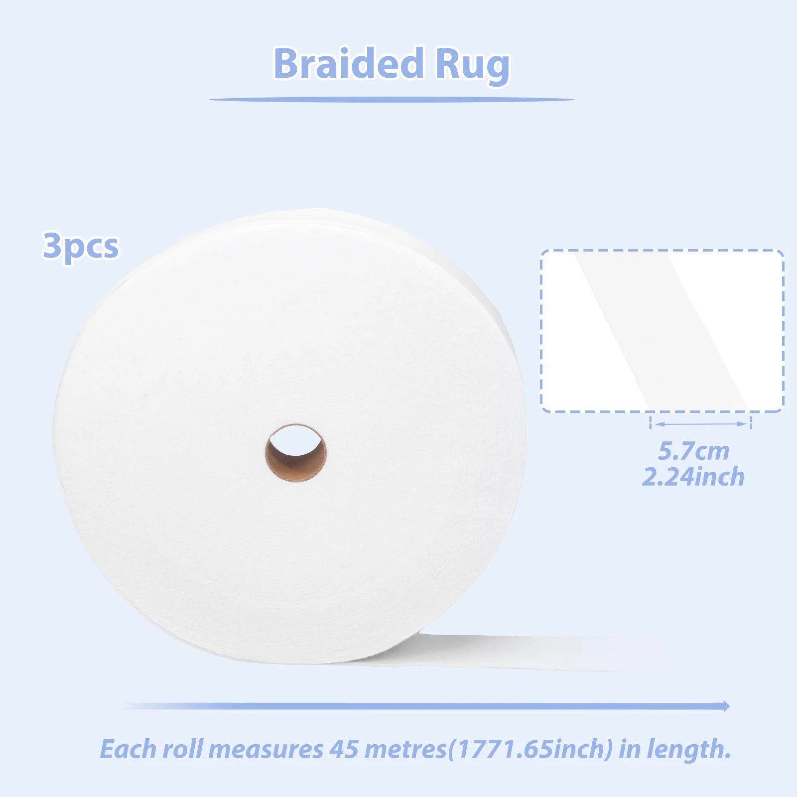 Jelly Roll Batting Strip Cotton Blend Fleece