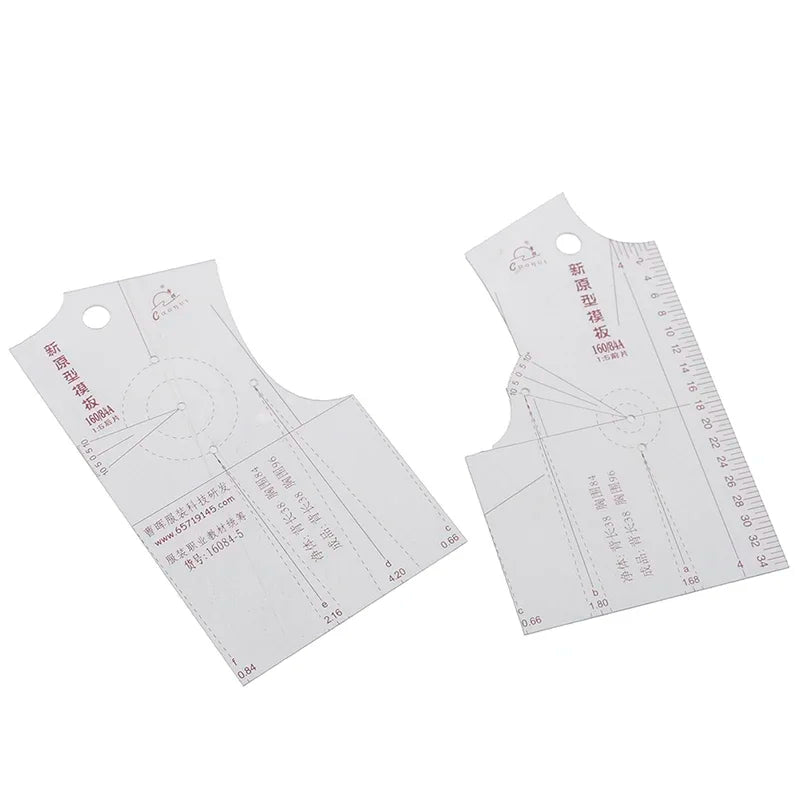 Women Clothes Prototype Ruler Drawing Template