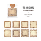 40pcs Dream Secret Series Retro Lace Background Scrapbook Supplies