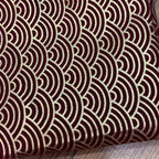 Japanese Style Kimono Bronzed Cotton Fabric