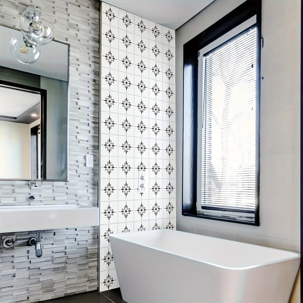 2-Pack 8x8in Reusable Painting Templates\