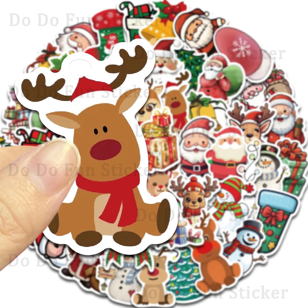 50PCS Christmas Stickers