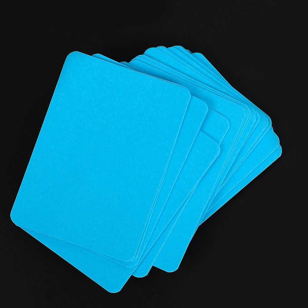 50 Pcs/set Blue Watercolor Paper