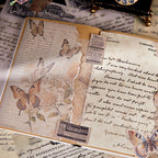 24 Sheets Retro Material Paper for Scrapbook