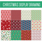 12 Sheet Merry Christmas Scrapbook Paper