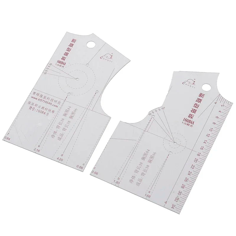 Women Clothes Prototype Ruler Drawing Template