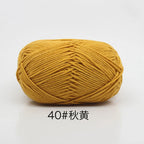 40-50g/Set 4ply Milk Cotton(80%) Knitting Yarn