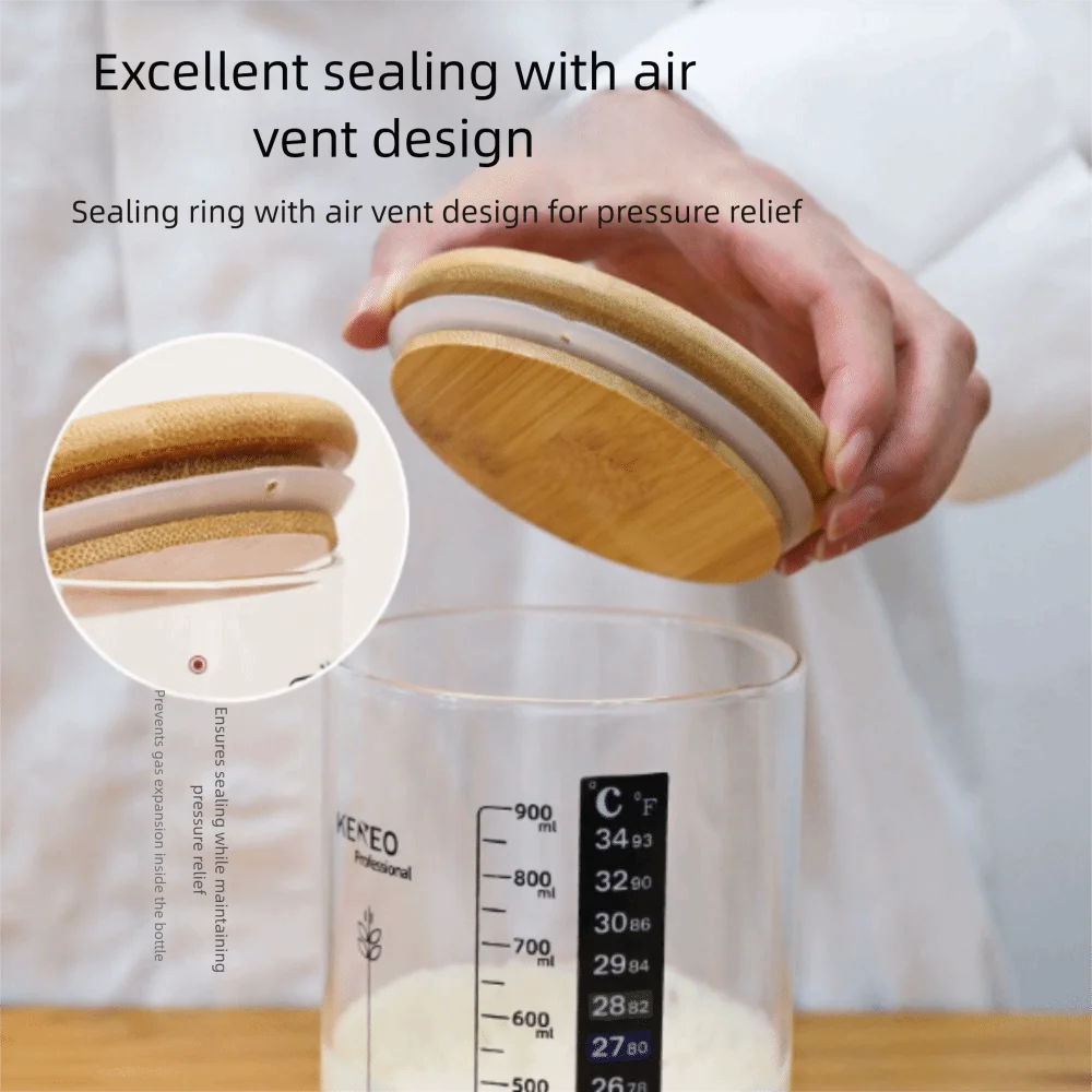 900ml Capacity Sourdough Starter Jar