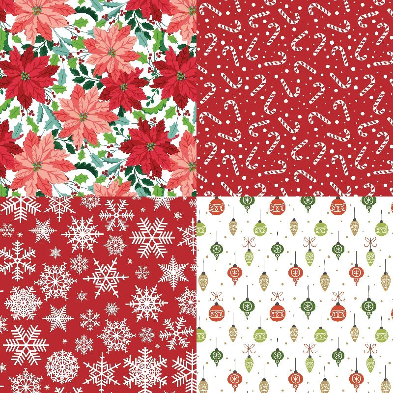 Classic Christmas Scrapbook Paper