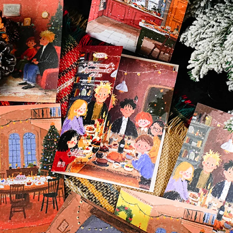 60pcs Christmas Scrapbook Paper Set