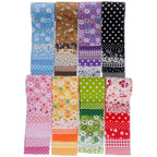 Pre-Cut Jelly Roll Cotton Fabric