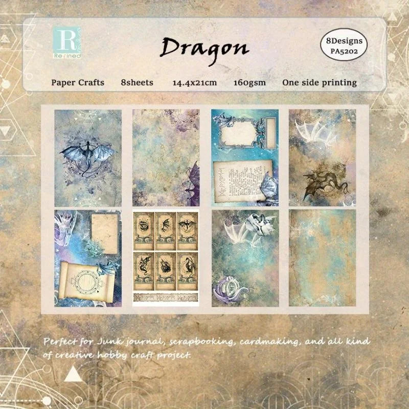 Dragon Scrapbook Paper Pad