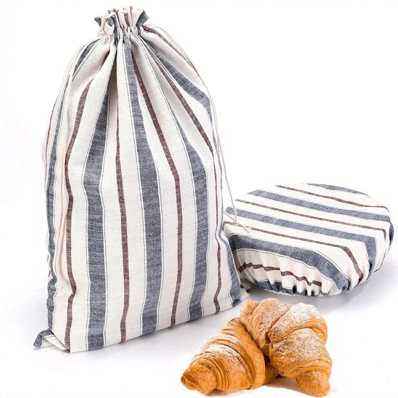 Reusable Linen Cotton Beeswax Bags