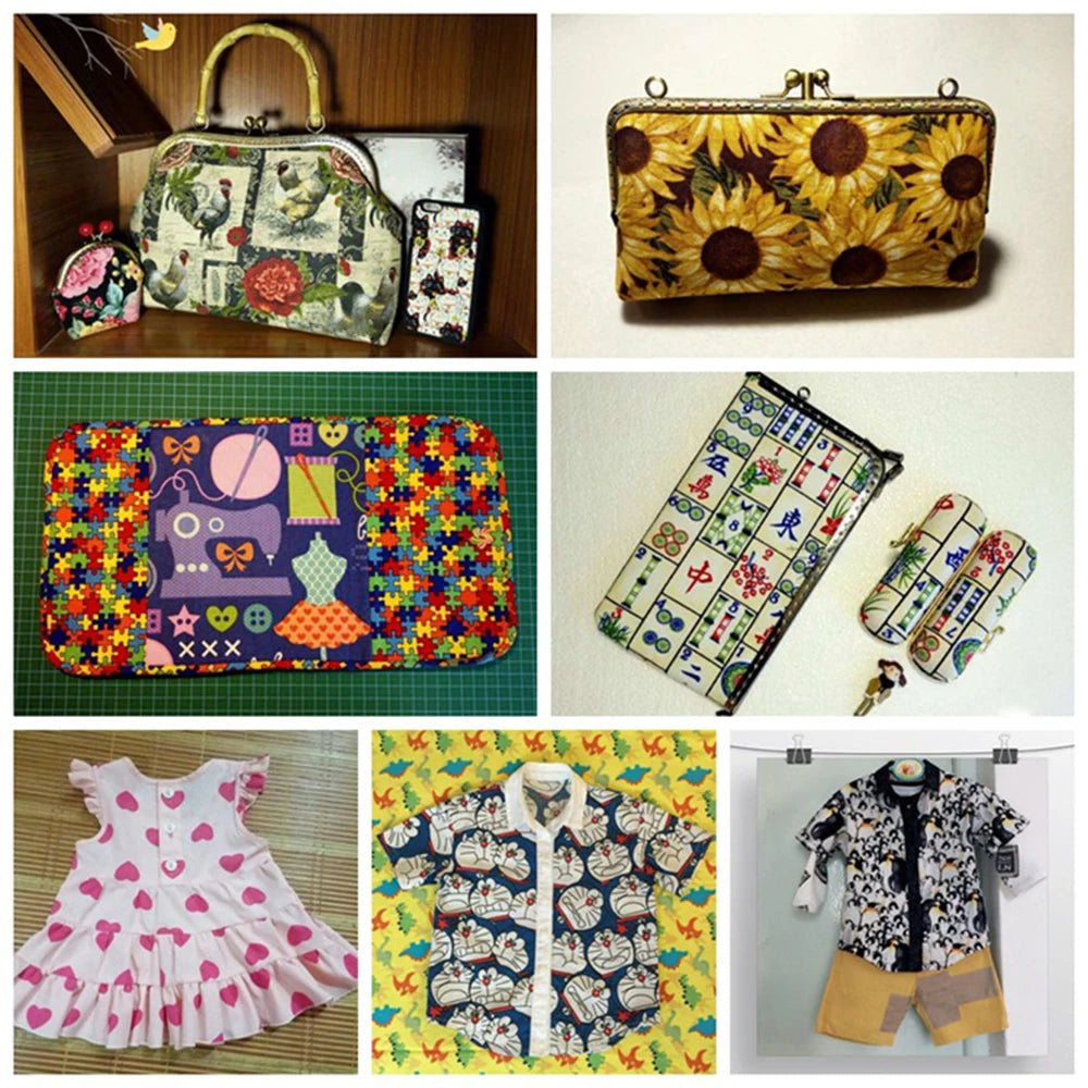 50x55/110cm Bohemian Style Motif, Quality Designer Cotton Fabrics