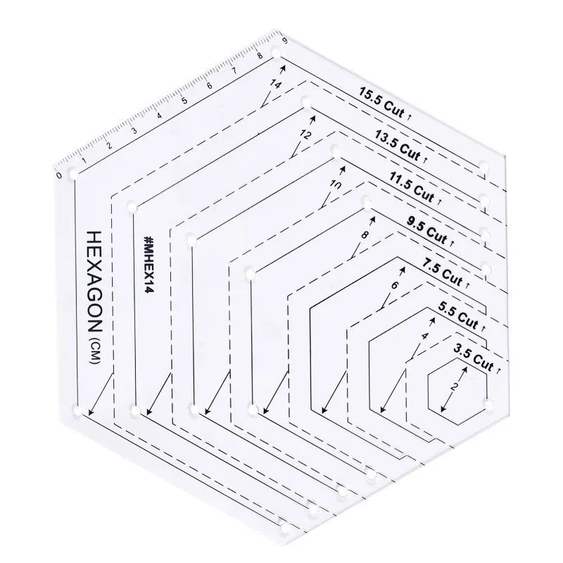 Acrylic Quilting Sewing Patchwork Ruler