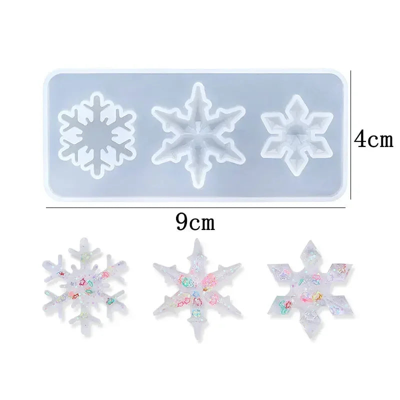 Silicone Snowflake Mold Handmade Jewelry Making