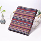 Dyed Ethnic Style Cotton Linen Fabric