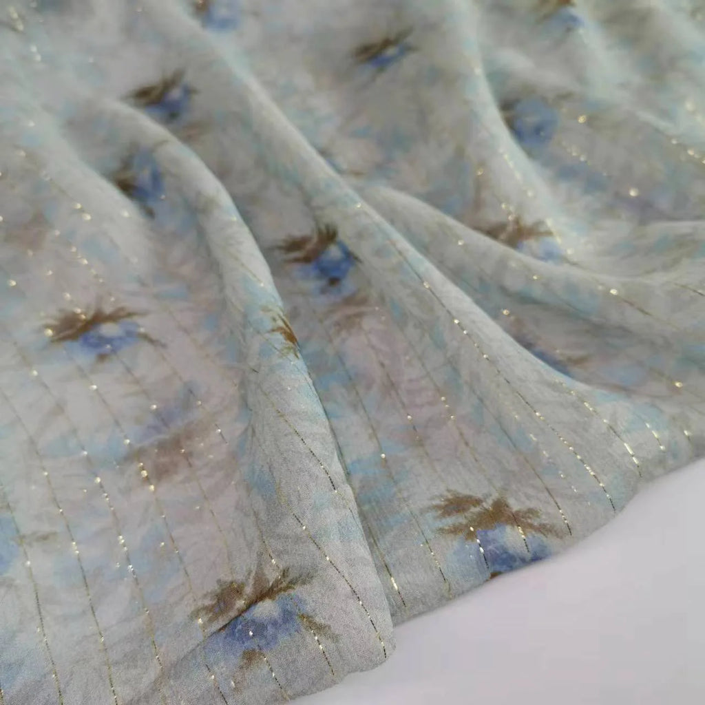 Floral Silk Fabric