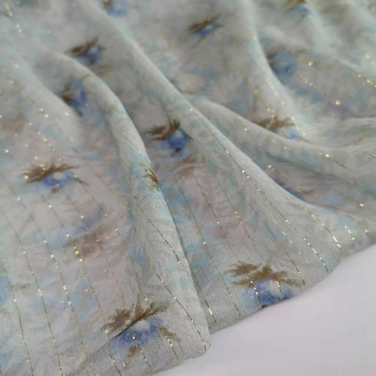 Floral Silk Fabric