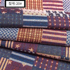 Dyed Ethnic Style Cotton Linen Fabric