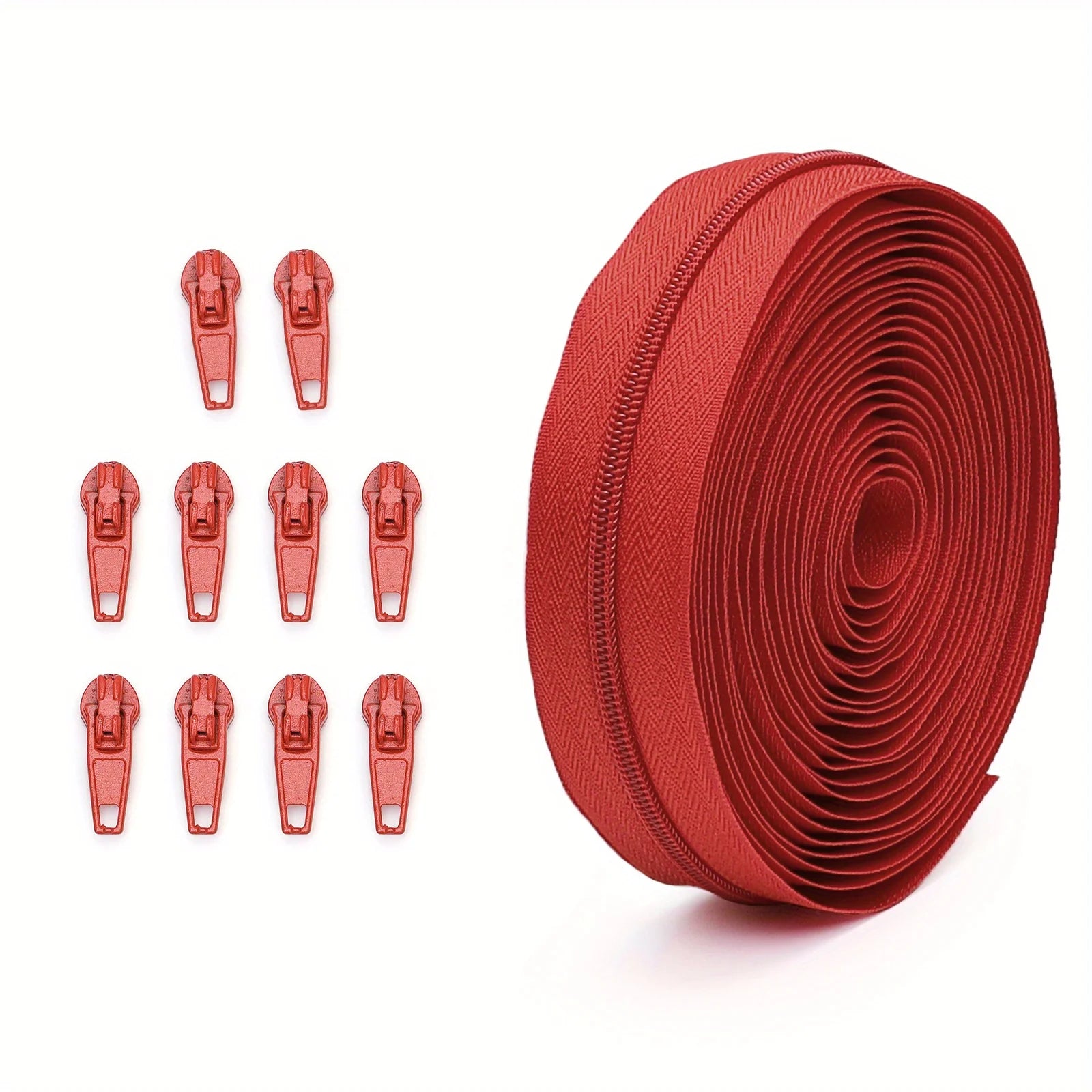 solid color nylon zipper