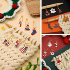 6pcs/set Creative Oil Drop Design Knitting Stitch Markers