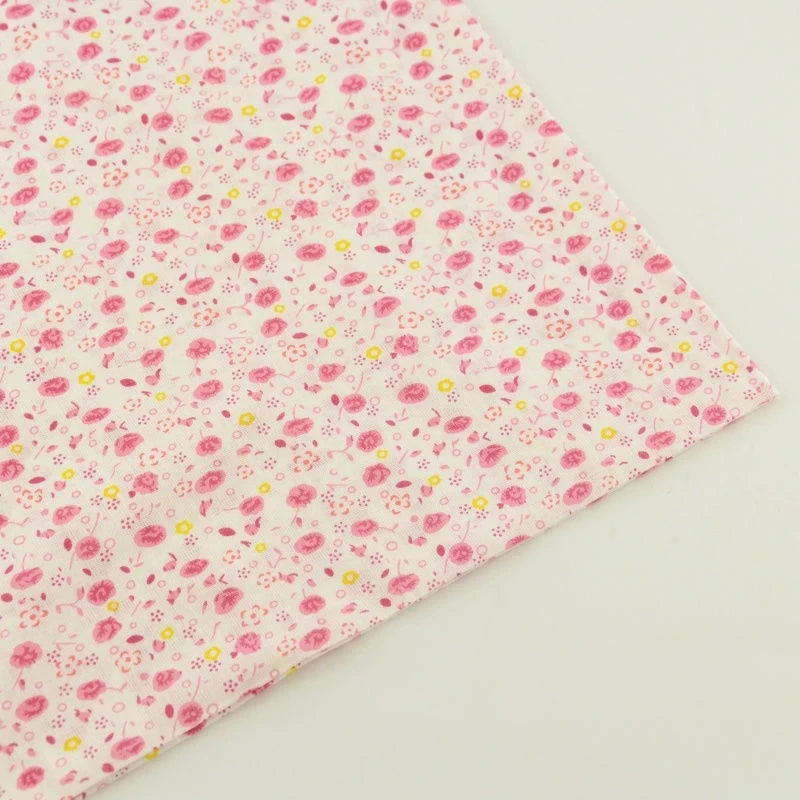 Thin Classical Flowers Design 100% Cotton Fabric