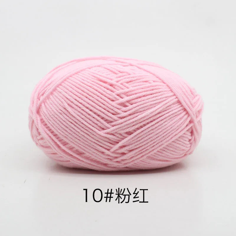 40-50g/Set 4ply Milk Cotton(80%) Knitting Yarn