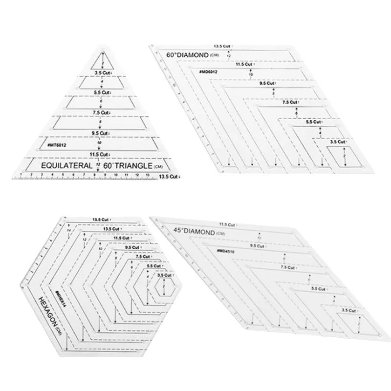 Acrylic Quilting Sewing Patchwork Ruler