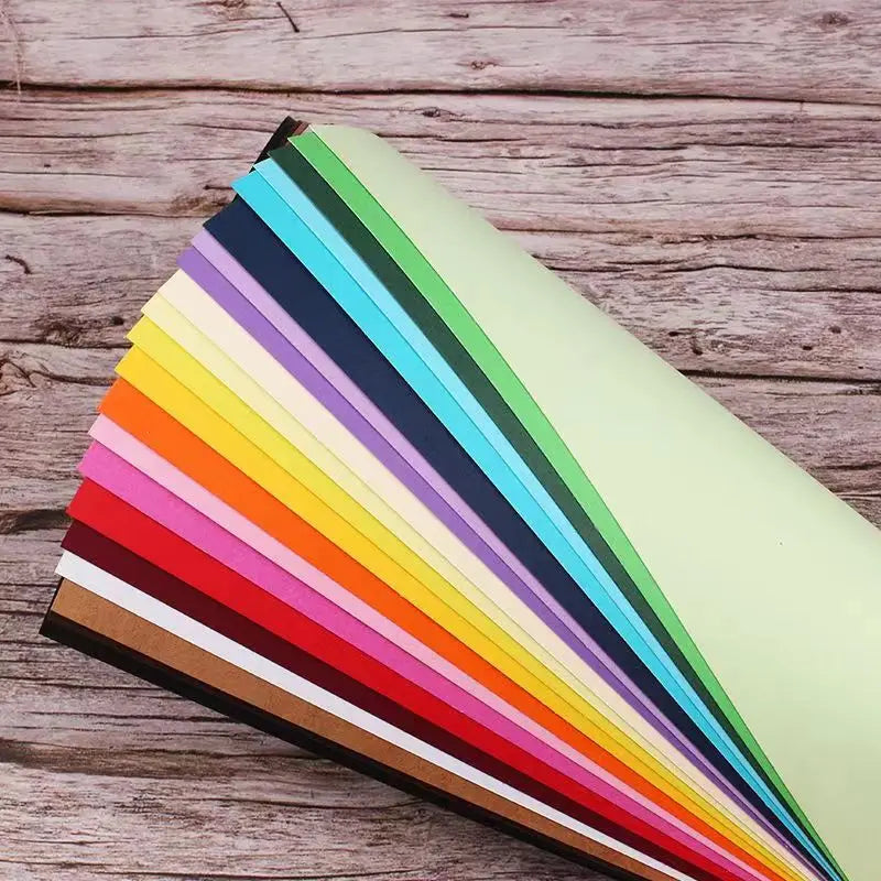 Assorted Colors A4 250g Double-Sided Color Cardstock