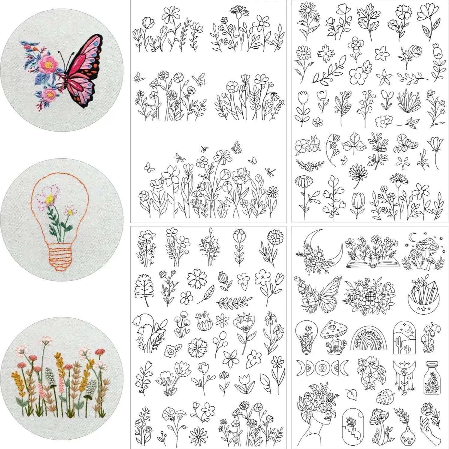 Water Soluble Embroidery Stabilizers Letter Patterns