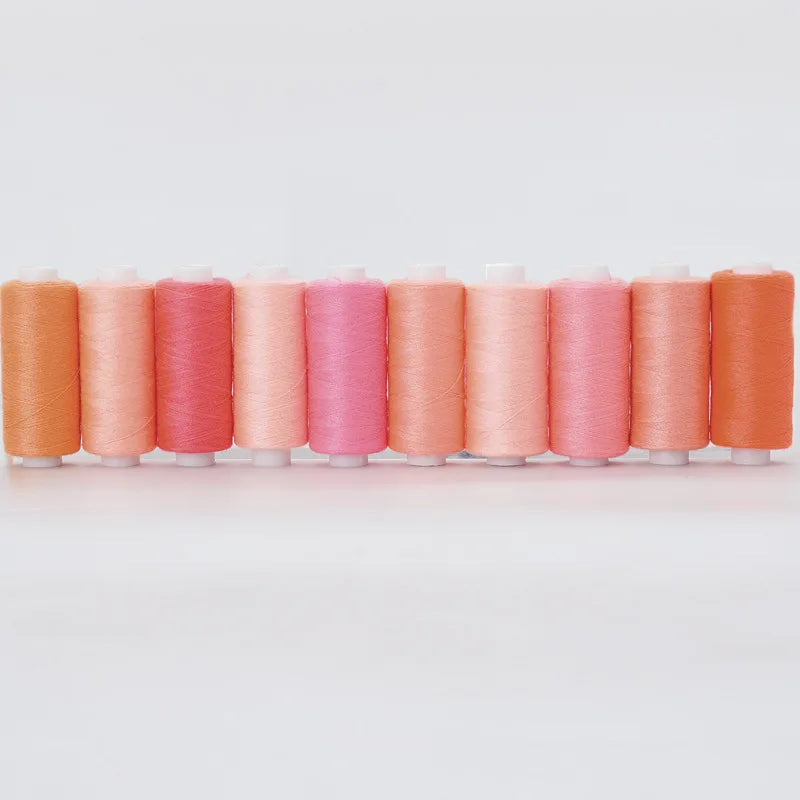 10 Rolls / Set Polyester 402 Sewing Thread