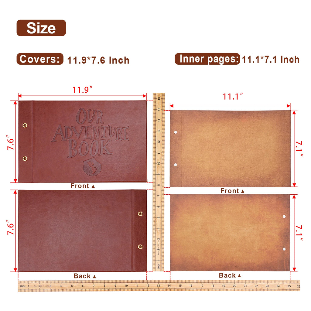 80 Pages Our Adventure Book Scrapbook Album