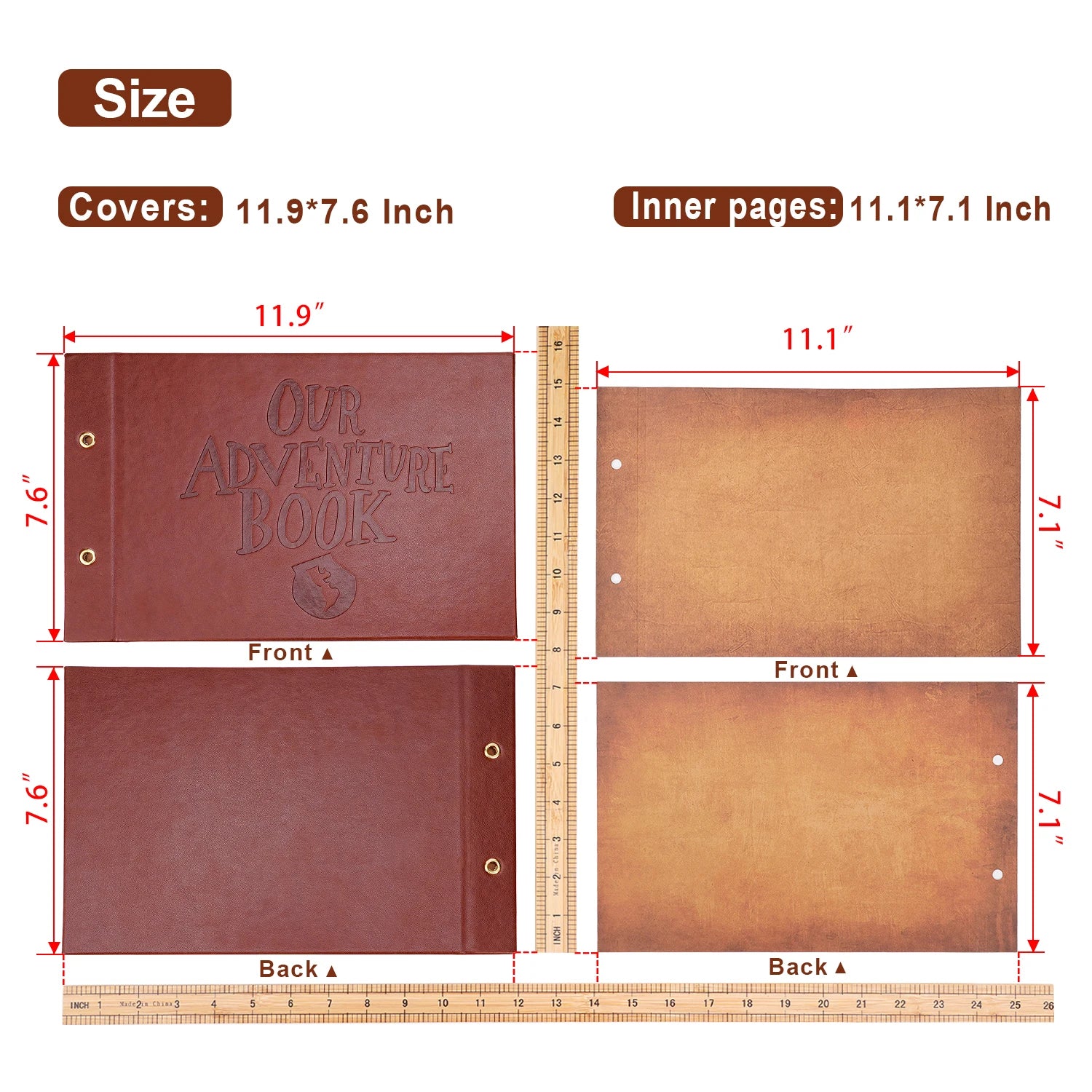 80 Pages Our Adventure Book Scrapbook Album