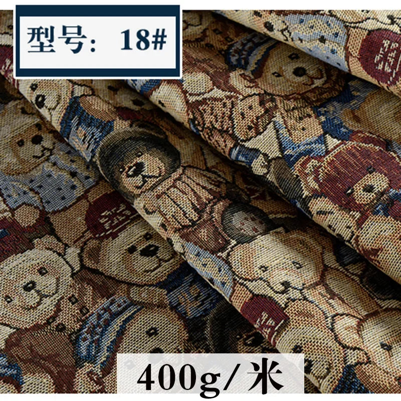 Dyed Ethnic Style Cotton Linen Fabric