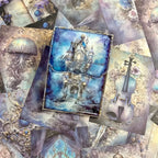 50 sheets Retro Scrapbook Material Paper